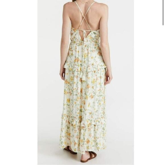Lost + Wander Big Escape Floral Tiered Maxi Dress Size XS - Picture 3 of 15